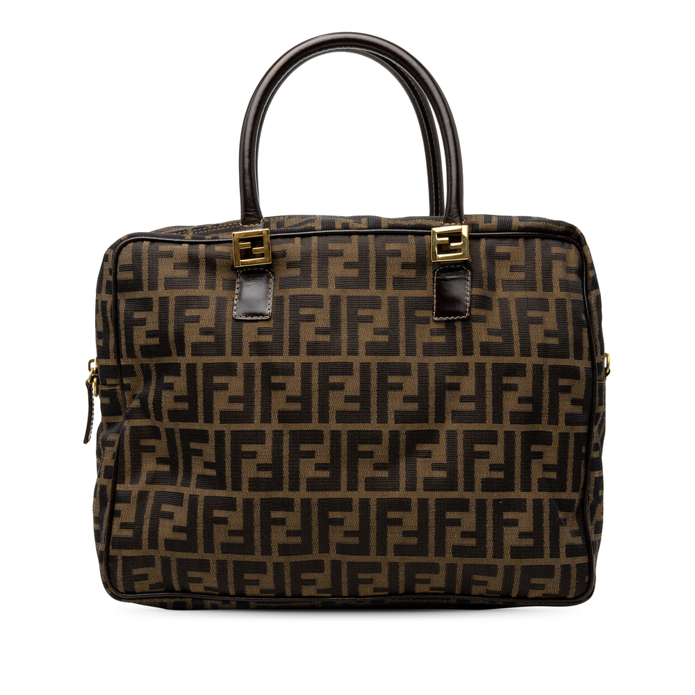 Pre-Loved Fendi Zucca Canvas Business Bag